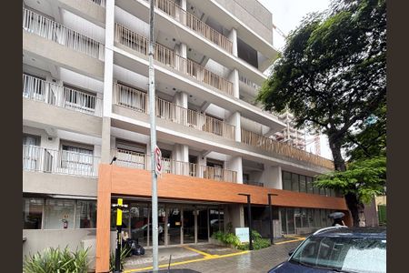 Studio para alugar com 27m², 1 quarto e sem vagafachada do predio