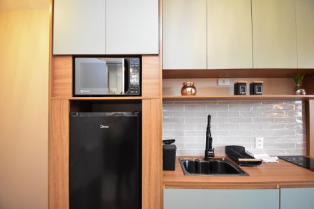 Studio para alugar com 27m², 1 quarto e sem vagacozinha