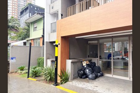 Studio para alugar com 27m², 1 quarto e sem vagafachada do predio