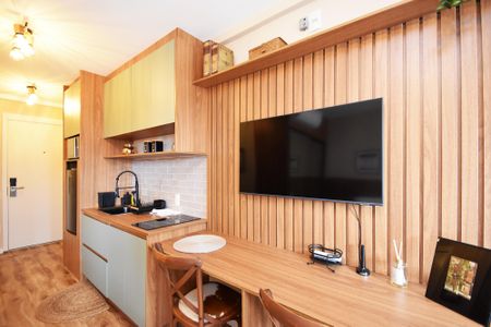 Studio para alugar com 27m², 1 quarto e sem vagacozinha