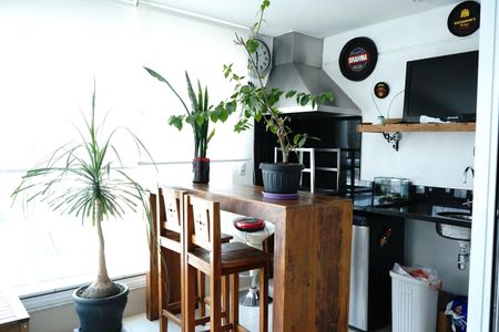 Varanda gourmet de apartamento à venda com 4 quartos, 148m² em Vila Gomes Cardim, São Paulo