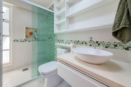 Apartamento para alugar com 69m², 3 quartos e 1 vaga Apartamento para alugar com 69m², 3 quartos e 1 vagaBanheiro da Suíte
