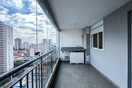 Varanda de kitnet/studio para alugar com 1 quarto, 32m² em Belenzinho, São Paulo