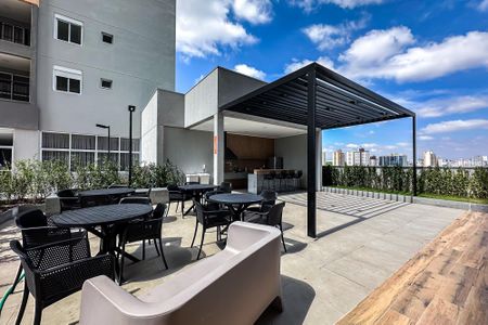 Studio para alugar com 32m², 1 quarto e 1 vagaChurrasqueira