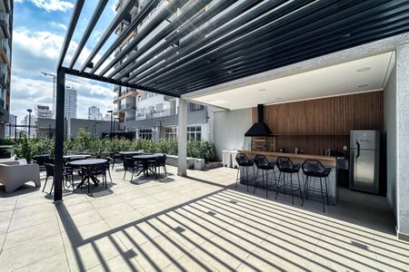 Studio para alugar com 32m², 1 quarto e 1 vagaChurrasqueira