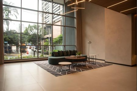 Studio à venda com 30m², 1 quarto e sem vagaHall social