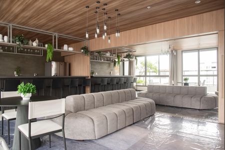 Studio à venda com 30m², 1 quarto e sem vagaÁrea comum - Salão de festas da cobertura