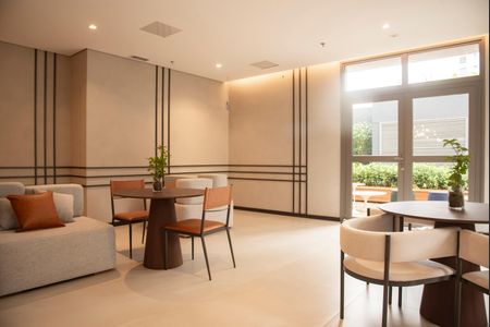 Studio à venda com 30m², 1 quarto e sem vagaÁrea comum - Salão de festas