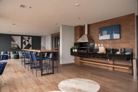 Studio à venda com 30m², 1 quarto e sem vagaÁrea comum - Churrasqueira da cobertura