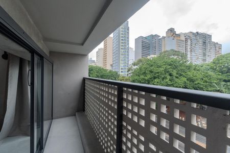 Studio para alugar com 42m², 1 quarto e sem vagaSacada