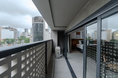 Studio para alugar com 42m², 1 quarto e sem vagaSacada