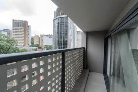 Studio para alugar com 42m², 1 quarto e sem vagaSacada