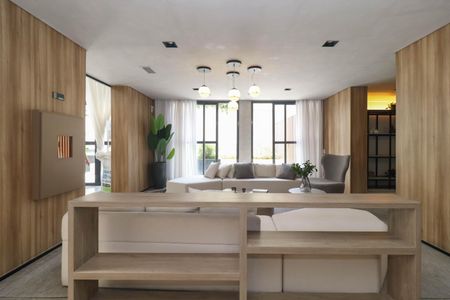 Studio para alugar com 26m², 1 quarto e sem vagaHall social