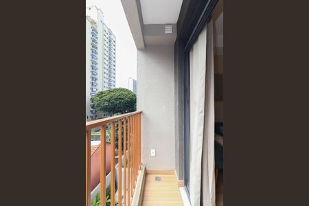 Studio para alugar com 26m², 1 quarto e sem vagaVaranda