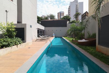 Studio para alugar com 26m², 1 quarto e sem vagaPiscina