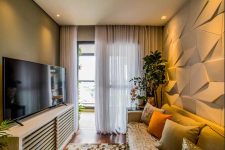 Sala de apartamento à venda com 2 quartos, 59m² em Parque das Nações, Santo André