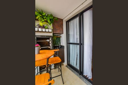 Varanda da Sala de apartamento à venda com 2 quartos, 59m² em Parque das Nações, Santo André
