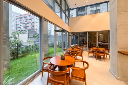 Studio para alugar com 34m², 1 quarto e sem vagaSalão de Festas