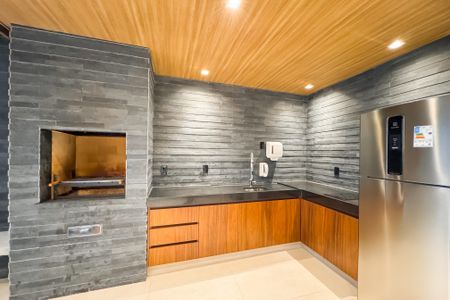 Studio para alugar com 34m², 1 quarto e sem vagaChurrasqueira