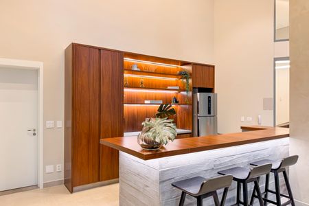 Studio para alugar com 34m², 1 quarto e sem vagaSalão de Festas