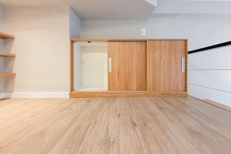 Studio para alugar com 34m², 1 quarto e sem vagaQuarto - Mezanino - Armários