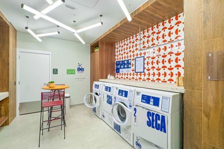 Studio para alugar com 34m², 1 quarto e sem vagaLavanderia