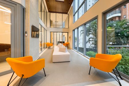 Studio para alugar com 34m², 1 quarto e sem vagaSalão de Festas