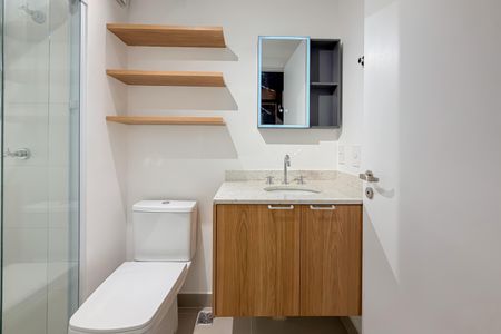 Studio para alugar com 34m², 1 quarto e sem vagaBanheiro