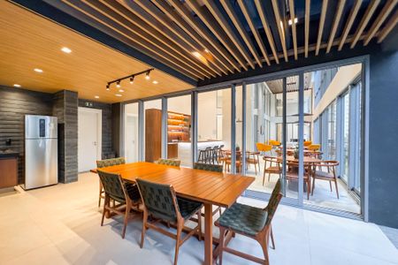 Studio para alugar com 34m², 1 quarto e sem vagaChurrasqueira