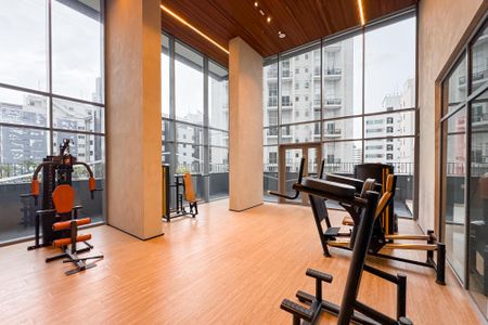 Studio para alugar com 34m², 1 quarto e sem vagaAcademia