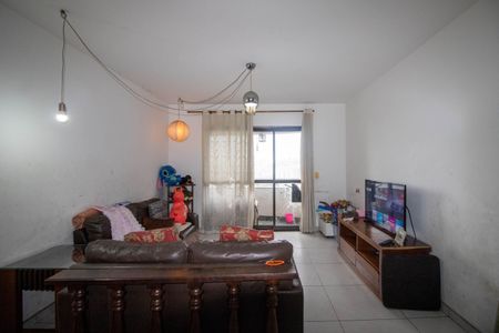 Sala  de apartamento para alugar com 3 quartos, 119m² em Chácara Agrindus, Taboão da Serra