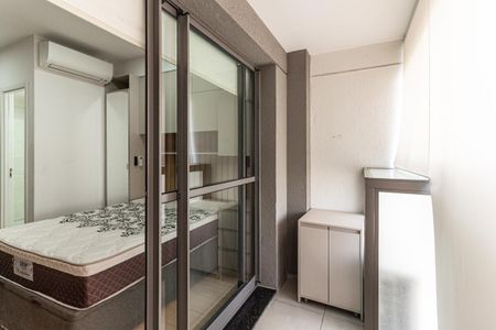 Varanda do Studio de kitnet/studio para alugar com 1 quarto, 25m² em Consolação, São Paulo