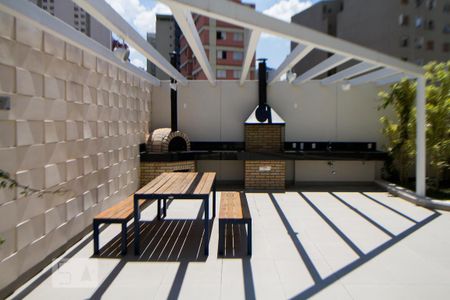 Apartamento à venda com 36m², 1 quarto e 2 vagas Apartamento à venda com 36m², 1 quarto e 2 vagasÁrea comum - Churrasqueira