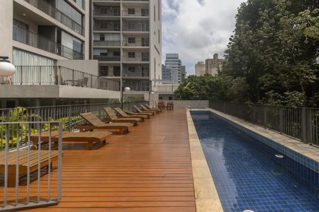 Studio à venda com 35m², 1 quarto e 1 vagaPiscina