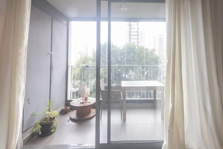 Studio à venda com 35m², 1 quarto e 1 vagaVaranda