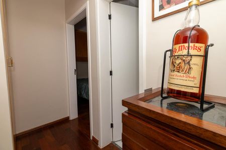 Apartamento à venda com 110m², 3 quartos e 2 vagasCorredor dos dormitórios