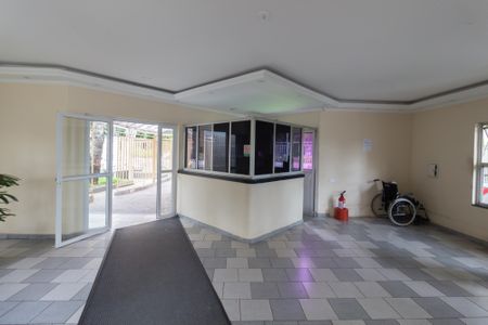 Apartamento à venda com 66m², 3 quartos e 2 vagasFachada e portaria