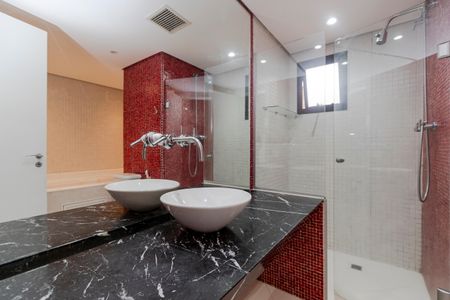 Apartamento para alugar com 86m², 1 quarto e 2 vagasBanheiro da Suíte