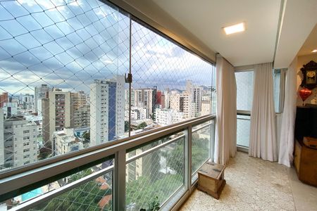 Varanda da Sala de apartamento à venda com 3 quartos, 106m² em Sion, Belo Horizonte