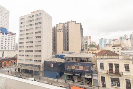 Vista da Varanda da Sala de kitnet/studio para alugar com 1 quarto, 19m² em Centro, Curitiba