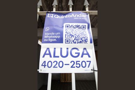 Casa para alugar com 70m², 1 quarto e 1 vagaFachada - Placa instalada