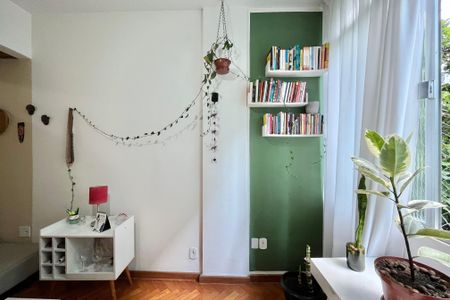 Sala  de apartamento para alugar com 1 quarto, 36m² em Copacabana, Rio de Janeiro