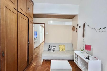 Sala  de apartamento para alugar com 1 quarto, 36m² em Copacabana, Rio de Janeiro