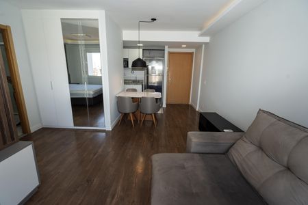 Sala de apartamento à venda com 1 quarto, 45m² em Petrópolis, Porto Alegre