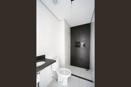 Banheiro  de kitnet/studio à venda com 1 quarto, 23m² em Vila Azevedo, São Paulo