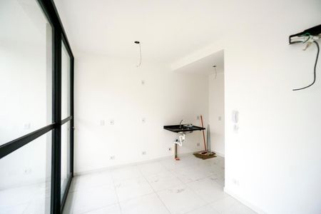 Sala quarto e cozinha de kitnet/studio à venda com 1 quarto, 23m² em Vila Azevedo, São Paulo