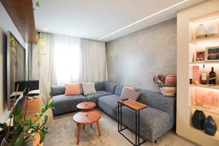 Sala de apartamento para alugar com 3 quartos, 100m² em Vila Nova Conceição, São Paulo