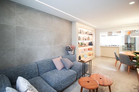 Sala de apartamento para alugar com 3 quartos, 100m² em Vila Nova Conceição, São Paulo