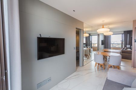 Sala de apartamento para alugar com 1 quarto, 43m² em Santa Efigênia, Belo Horizonte