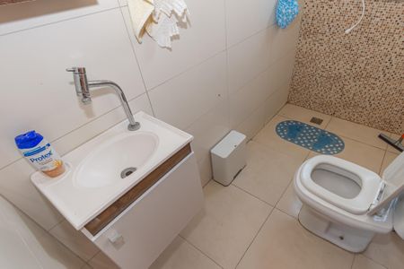 Banheiro da Suíte 1 de casa para alugar com 3 quartos, 120m² em Jardim Campo Belo, Sumaré